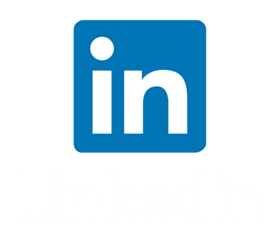 Logo Linkedin Branco